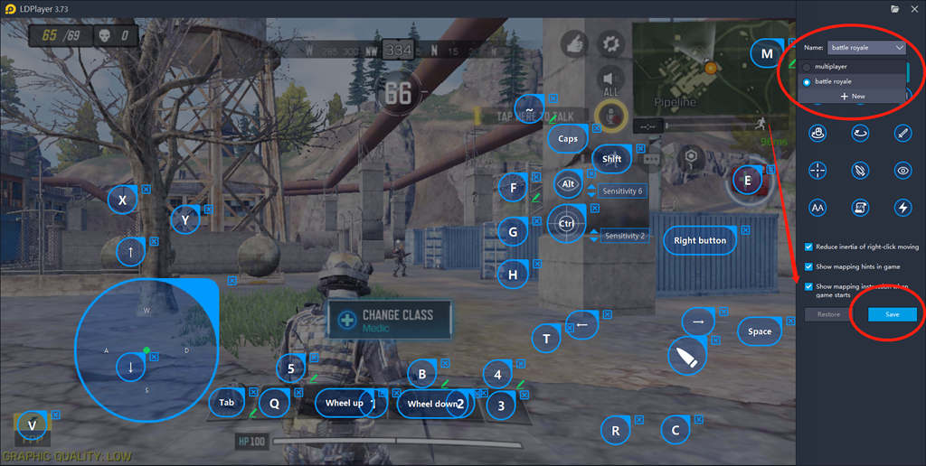 Keyboard Map Setting Guide for Call of Duty Mobile on PC - LDPlayer