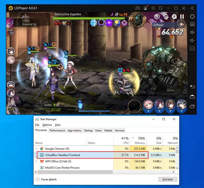 Fitur Penggunaan RAM Cerdas yang Dikembangkan di LDPlayer (Mulai dari Versi 4.0.62/3.121)