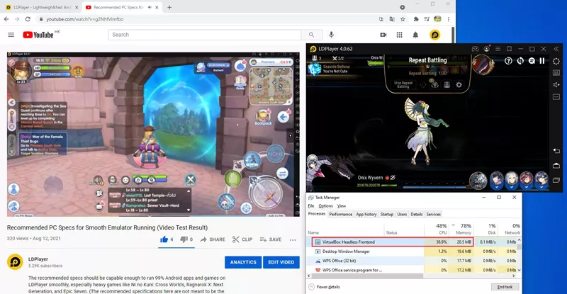 Fitur Penggunaan RAM Cerdas yang Dikembangkan di LDPlayer (Mulai dari Versi 4.0.62/3.121)