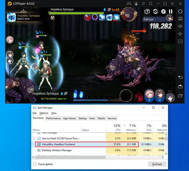 Fitur Penggunaan RAM Cerdas yang Dikembangkan di LDPlayer (Mulai dari Versi 4.0.62/3.121)