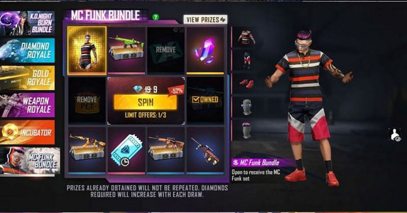 Free Fire New Mc Funk Bundle Has Now Been Added Ldplayer