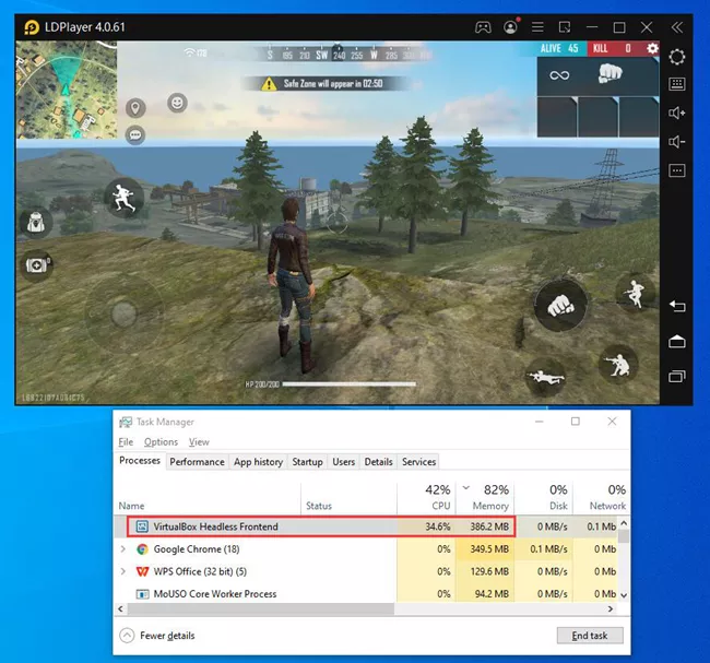 Fitur Penggunaan RAM Cerdas yang Dikembangkan di LDPlayer (Mulai dari Versi 4.0.62/3.121)