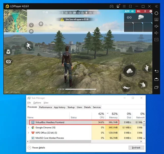 Fitur Penggunaan RAM Cerdas yang Dikembangkan di LDPlayer (Mulai dari Versi 4.0.62/3.121)